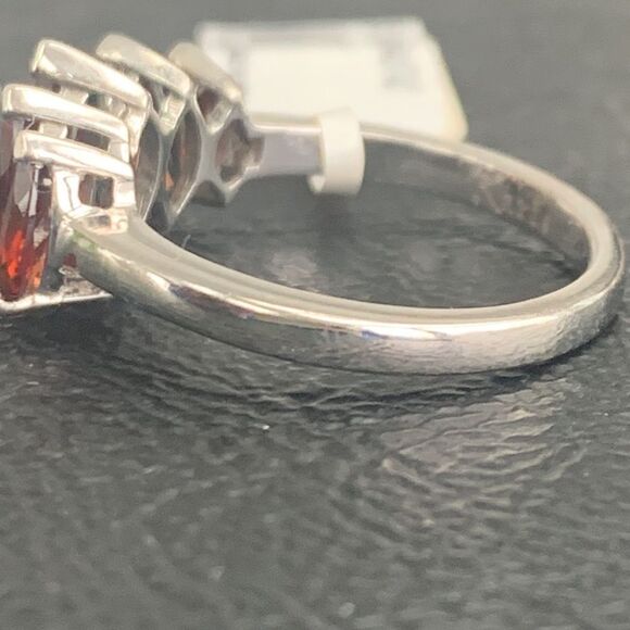 Karis Garnet Ring Size 7 – 5 Marquise Stones, January Birthstone Gift - Picture 5 of 11